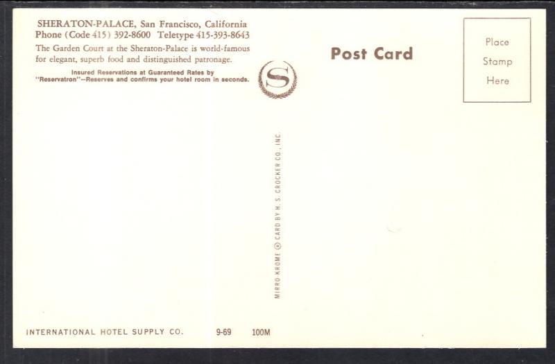 Sheraton-Palace Hotel,San Francisco,CA