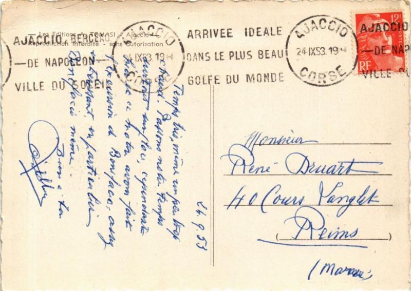 CPA AJACCIO CORSE (711193)