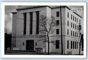 Columbia Tennessee Postcard U.S. Post Office Building Exterior c1940's Vintage