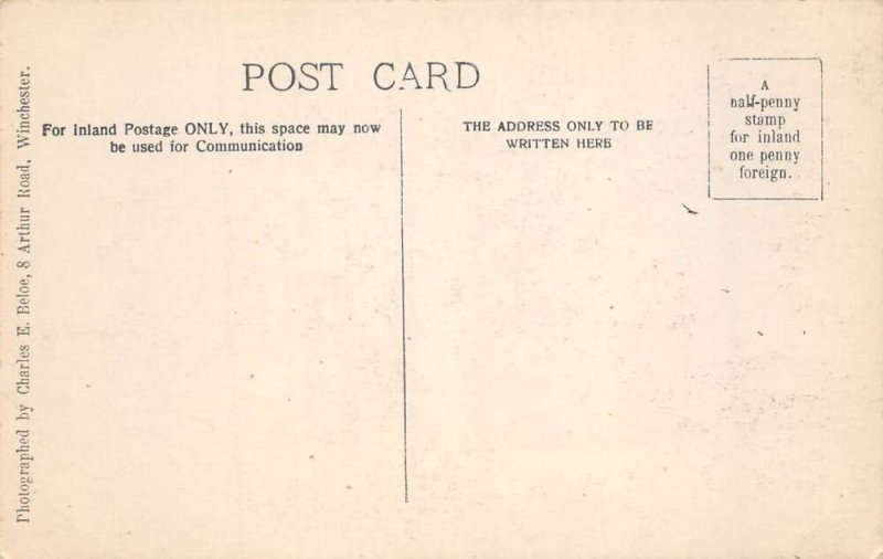 Winchester England Winchester Cathedral Real Photo Vintage Postcard AA90713