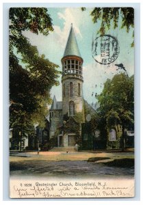 1950's RPPC Westminster CHurch Bloomfield N.J. Original P26E