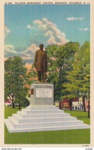 COLUMBIA , South Carolina , 30-40s; Tillman Monument, Capitol Grounds