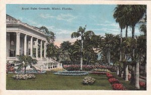 Postcard Royal Palm Grounds Miami FL