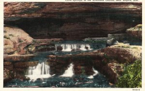 Vintage Postcard 1944 Cave Springs Scenic Picturesque View Near Rogers Arkansas