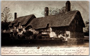 Ann Hathaway's Cottage Stratford-On-Avon England Historic Landmark Postcard