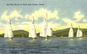 Sailboat Races in North East Harbor, Maine