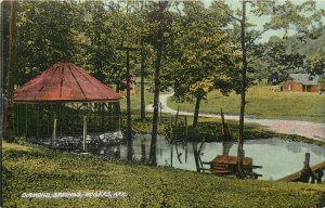 Vintage Postcard Diamond Springs Gazebo Rogers AR Benton County Wheelock