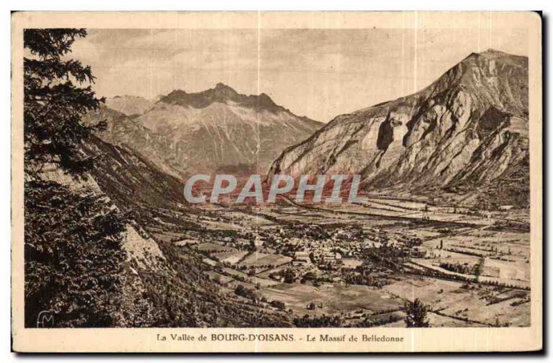 Old Postcard La Vallee Bourg D Osians The Belledonne