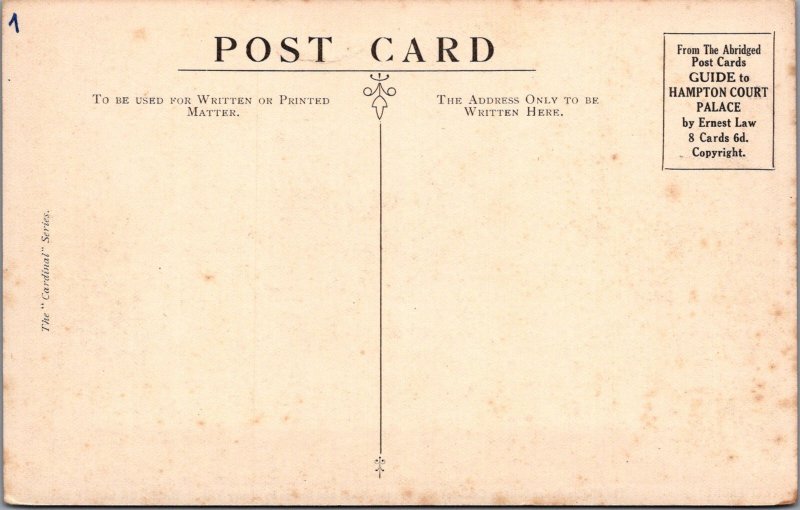 Middlesex Postcard - Hampton Court Palace West Front  SW17012