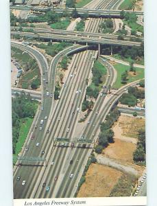 Unused Pre-1980 AERIAL VIEW OF FREEWAYS Los Angeles California CA hn3960-12