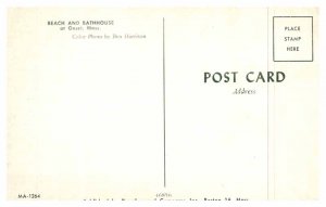 Postcard BEACH SCENE Onset Massachusetts MA AT0756