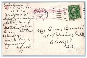 1913 St. James Episcopal Church Chapel Oskaloosa Iowa Vintage Antique Postcard
