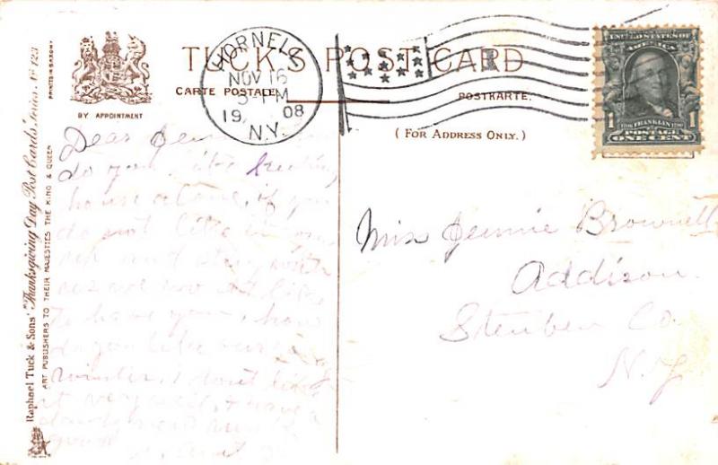 Thanksgiving  minor wear left edge