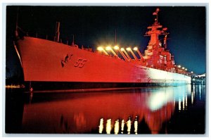 USS North Carolina Battleship Memorial Wilmington NC Immortal Showboat Postcard