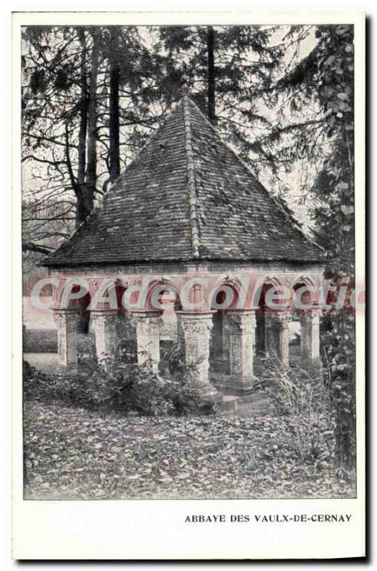 Postcard Abbey Vaulx de Cernay