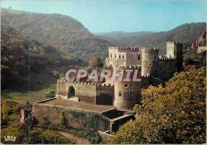 Modern Postcard Chateau Feodal Chouvigny thirteenth Century Vallee Sioul