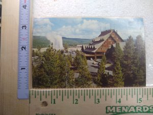 Postcard Old Faithful Inn, Yellowstone National Park, Wyoming