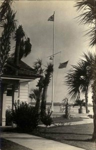 Clearwater FL Yacht Club Real Photo Postcard