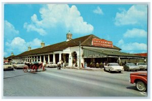 c1960s Café Du Monde Exterior Cars New Orleans Louisiana LA Unposted Postcard