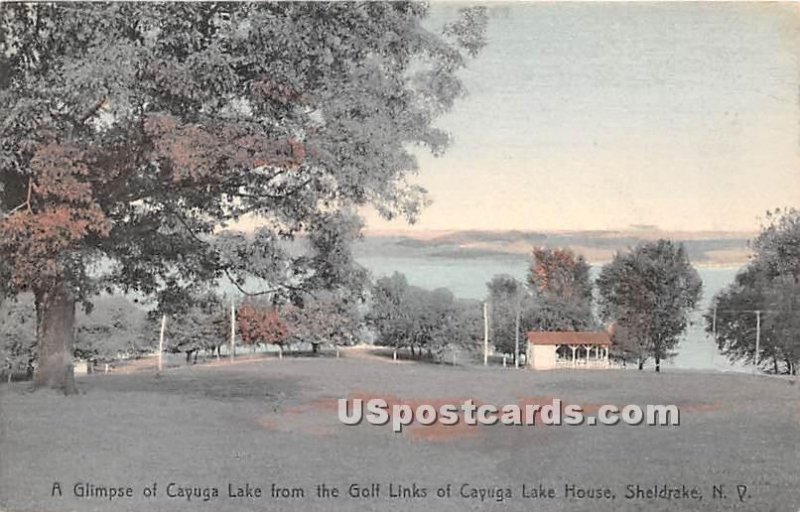 Glimpse of Cayuga Lake - Loch Sheldrake, New York