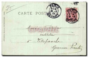 Old Postcard Paris Boulevard of the Italians