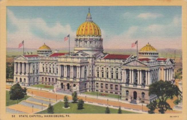 State Capitol Building Harrisburg Pennsylvania Curteich