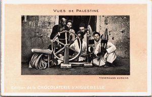 Palestine Tisserands Syriens Vintage Postcard C089