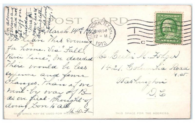 1912 Washington Arch, New York City Postcard