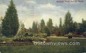 Madison Park - Seattle, Washington WA Postcard