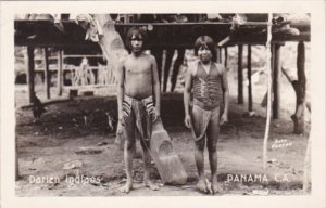 Panama Native Darien Indians Real Photo