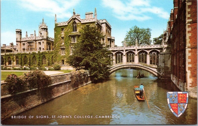 Postcard UK ENG Cambridge - Bridge of Sighs St. John's College