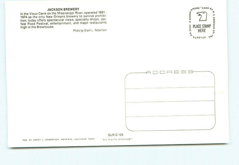 Jackson Brewery Vieux Carre New Orleans Louisainia
