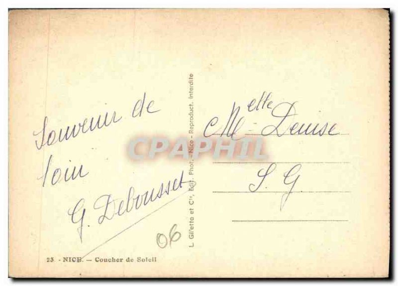 Nice Modern Postcard Sunset