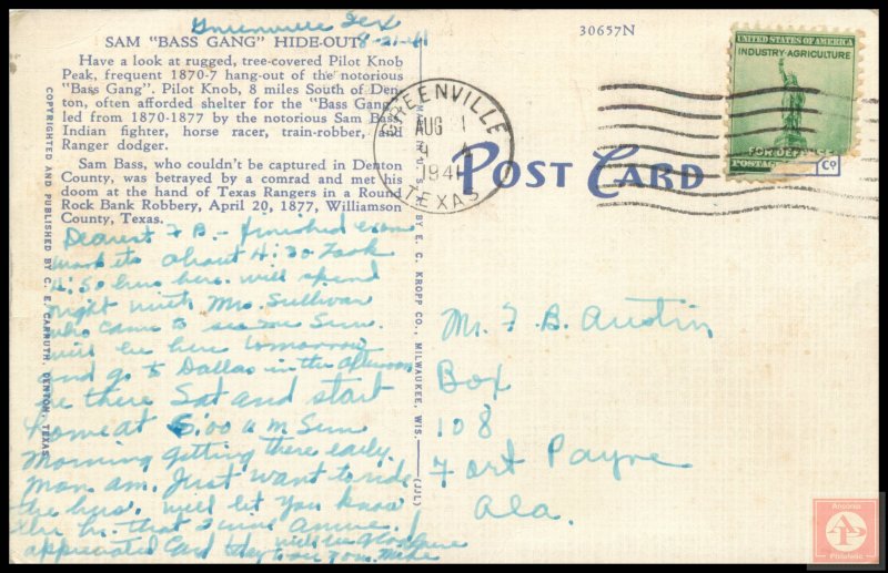 Insperation Point, Piilot Knob, Near Denton, Texas