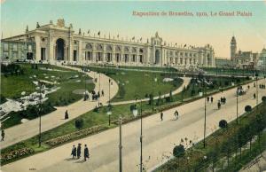 Exhibition Belgium lot 7 postcards Exposition Brussels 1910 