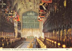 BR91263 windsor st george s chapel showing high altar windsor castle  uk