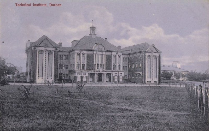 Technical Institute Durban South Africa Old Postcard