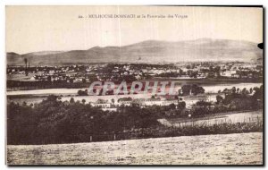 Old Postcard Mulhouse Dornach and the Panorama des Voges