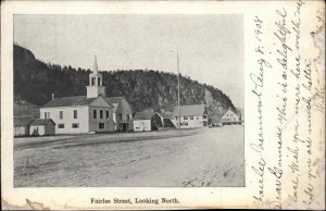 Fairlee Vermont VT View Looking North c1910 Vintage Postcard