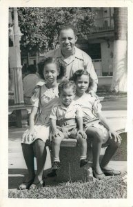 Central America, Panama, Family, RPPC