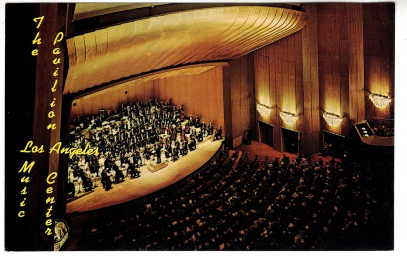 The Pavilion, Los Angeles Music Center, California, Orchestra Musicians