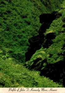 Hawaii Maui Black Gorge In Iao Valley John F Kennedy Profile