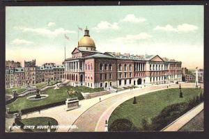 State House Boston MA Postcard 5401