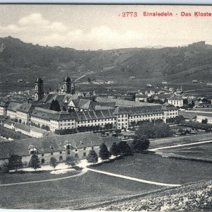 c1910s Einsiedeln, Switzerland Postcard Benedictine Monastery Abbey Church A370
