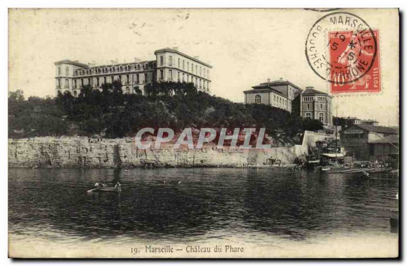 Old Postcard Chateau du Pharo Marseille