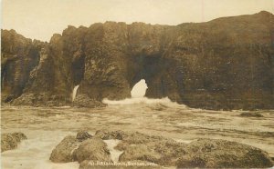 Oregon Bandon Bridal Rock RPPC Photo Postcard 22-5131 