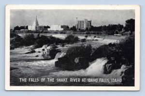 Snake River Falls Idaho Fallls Idaho ID UNP WB Graycraft Postcard M14