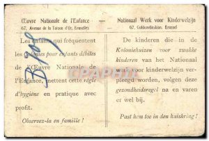 Old Postcard Eat fruits and vegetables