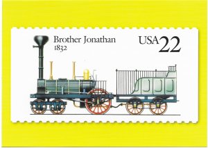 US  Unused. #2365 Locomotive - Brother Jonathan (1832) includes used #2365