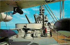 US Navy, USS Alabama BB-60, Battleship, Looking Forward from the Stern